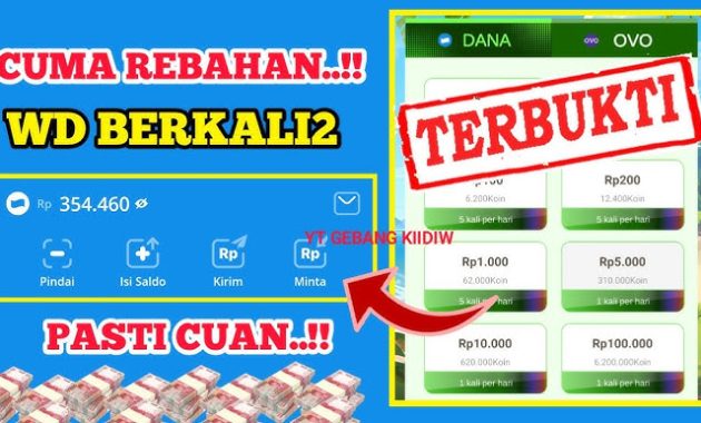 Aplikasi Penghasil Saldo Dana Lemo Cepat Cair